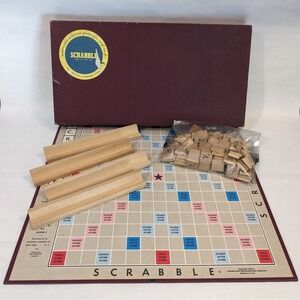 Scrabble Selchow & Righter Vintage (Board Game 1948-1953) Complete